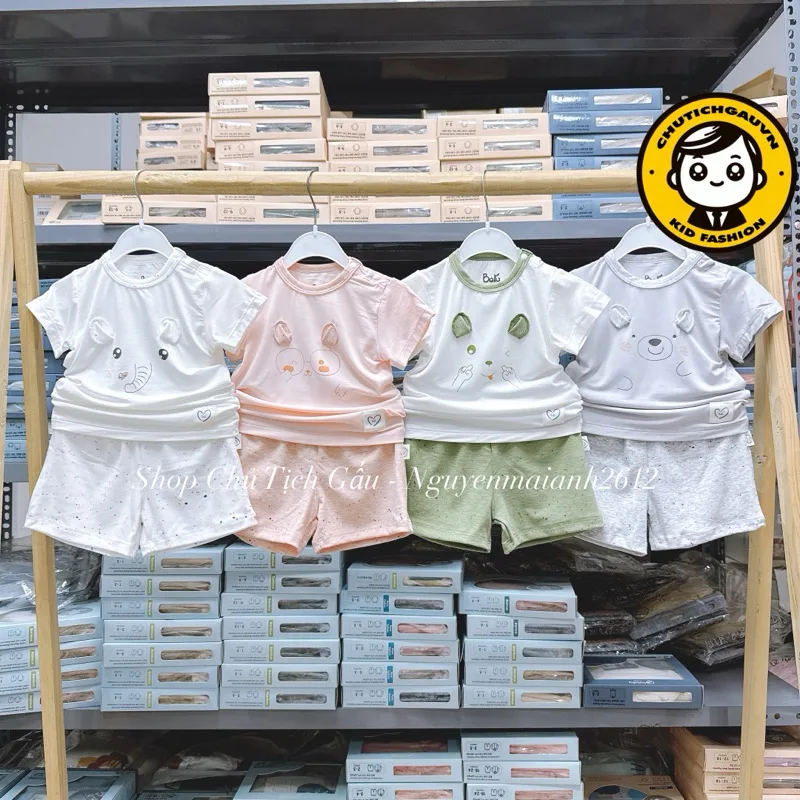 BARU - Bộ cộc tay cho bé từ 6 tháng đến 4 tuổi